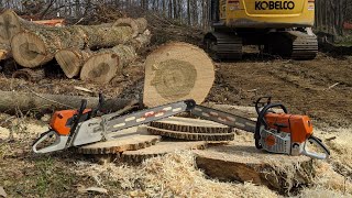 Mastermind Worksaws ported Stihl 441RCM vs stock 661CM