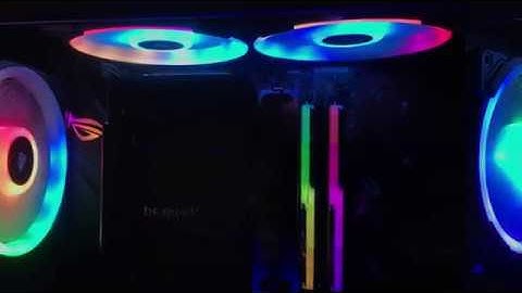 LL120 RGB Fans Beleuchtung spinnt?!