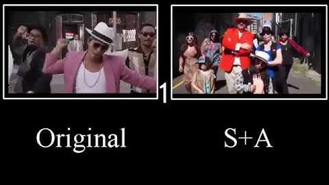 Uptown funk S+A comparison