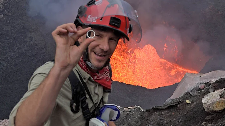 Mount Doom IRL - Throwing the ring into a REAL volcano!