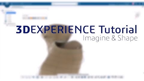 3DEXPERIENCE CATIA Imagine and Shape: Tutorial on creating organic geometry like in human anatomy