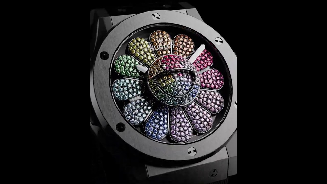 Takashi Murakami flower smiles on limited edition Hublot watch - LVMH