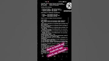 installation SQL Android app i share you commands plz check my channel https://youtu.be/d45S5nzf3hA