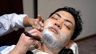 【総集編】理容室のシェービング | ASMR 髭剃り