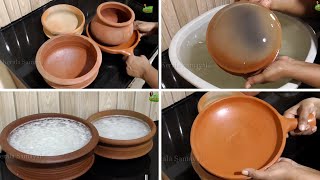 How to season Earthenware Cookware || Mud pot for cooking || Detailed video in Tamil