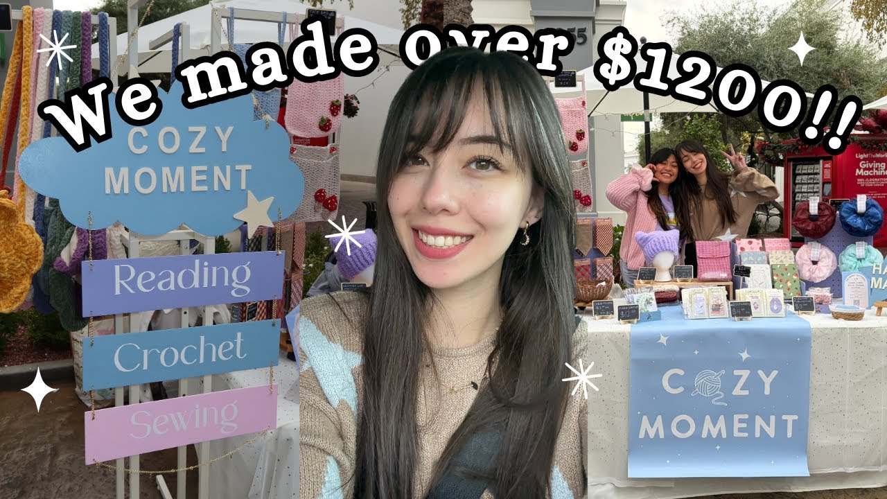 My First Art Market ✨ Booth Prep, Sales Breakdown & Everything I Learned