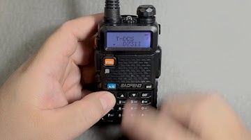 Baofeng UV-5R Transmitter DCS