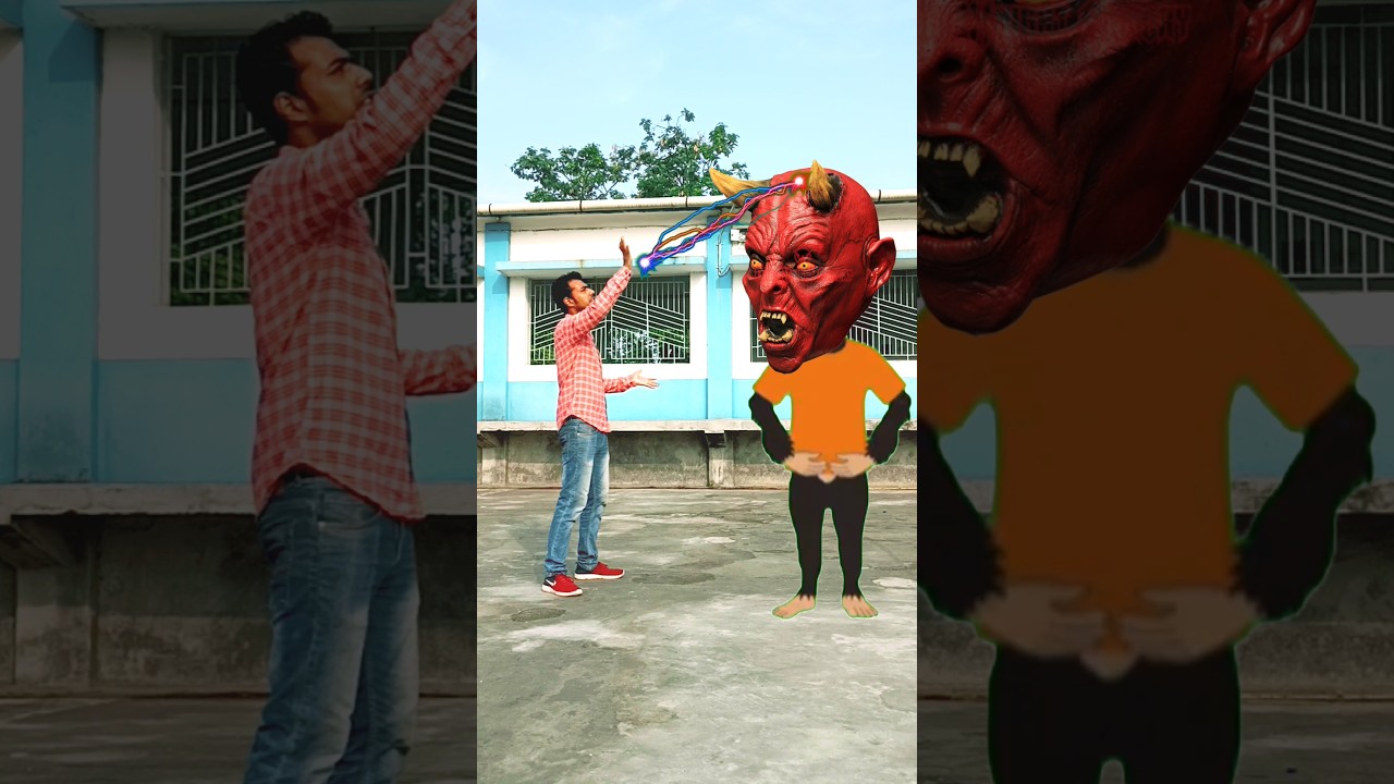 Funny vfx smart monkey magic | Kinemaster editing | RB comedy