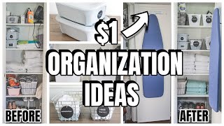 $1 ORGANIZING LINEN CLOSET WITH DOLLAR TREE PRODUCTS