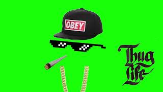 thug life green screen with music animation free stock footage thuglife video glasses overlay screenshot 1