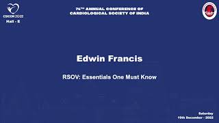 Rsov Essentials One Must Know Edwin Francis