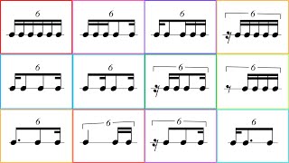 Every Possible Sextuplet Rhythm more or less