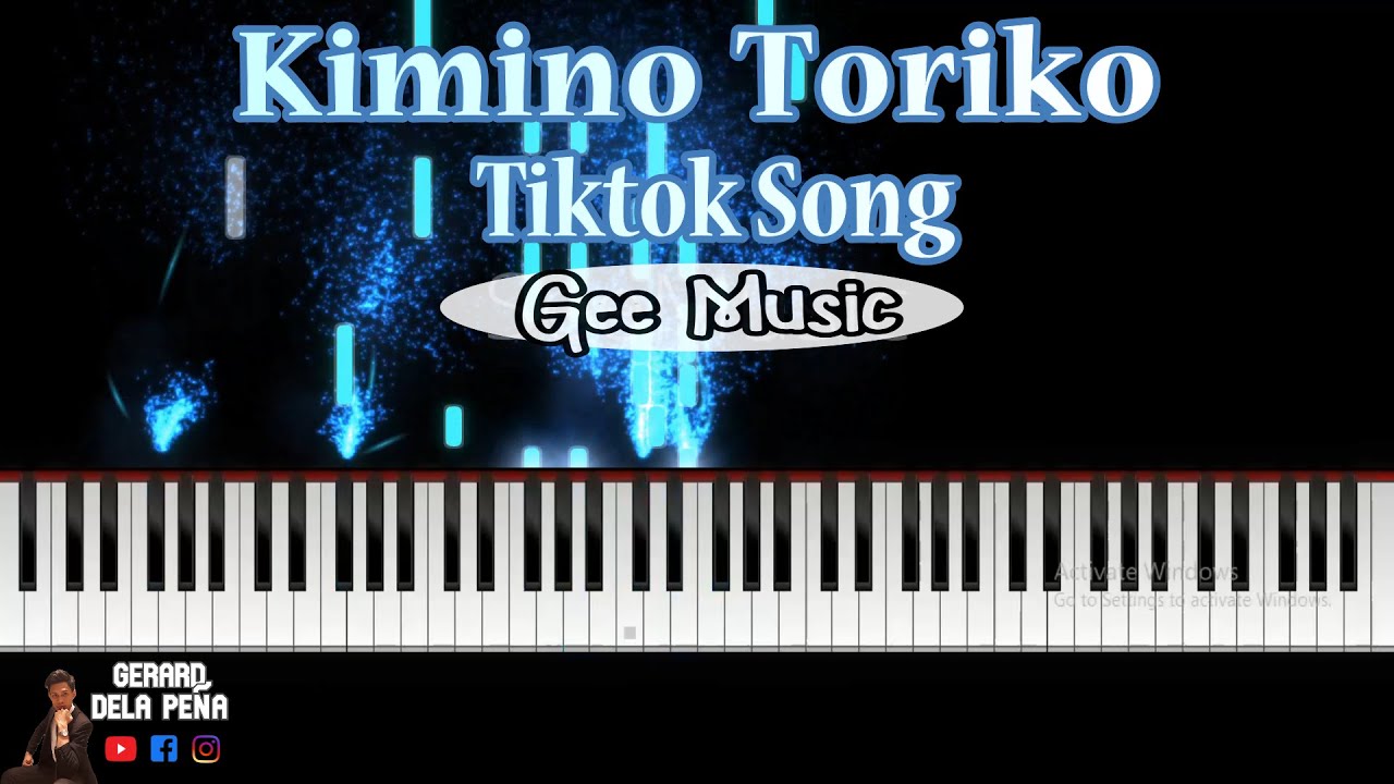 Rizky Ayuba - Kimi No Toriko (Summertime) Partitura by Anime Piano