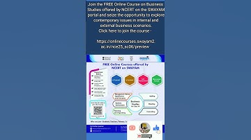 #Free #online #courses by #ncte and #swayam , Business scenario #471