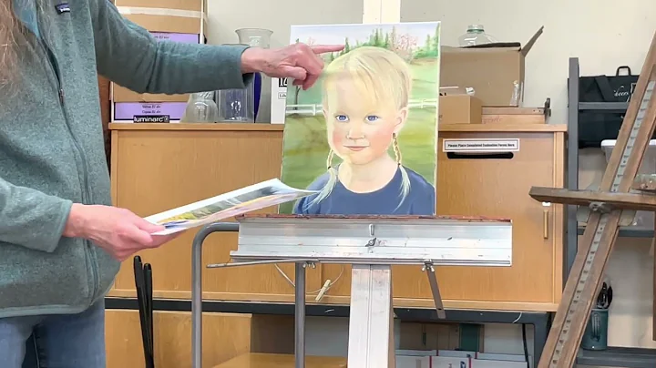 Kathleen Buck critiques Pat Morgans painting.