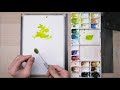 侯彥廷水彩教學Watercolor Tutorial EP6｜教你不用水彩筆畫一棵樹 | Hou Yan-Ting