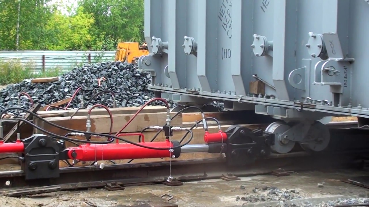 Гидравлический толкатель трансформаторов по рельсам 2ТШ25Г600