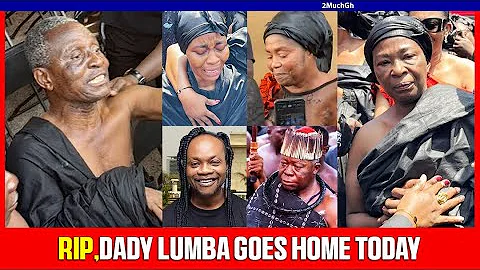 Break, Akosua Serwaa Arrives For Dady Lumba's Funeral Ceremony...