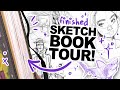 WANNA SEE MY SKETCHES?! | My 26th Completed Sketchbook Walkthrough!