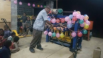 QT40 2 manual solid stock brick making machine, cement brick moulding machine