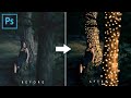 How To Make String Lights in Photoshop |Photoshop Tutorial | Glowing Effect