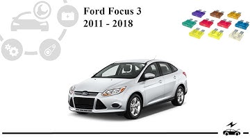 Fuse box diagram Ford Focus 2011 - 2019 relay with assignment and location