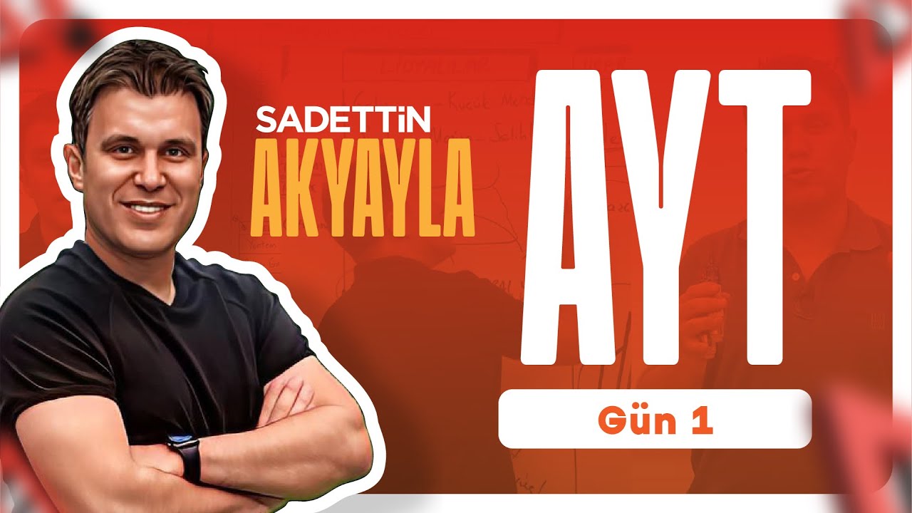 AYT TARİH (1. GÜN) Tarih ve Zaman - Sadettin Akyayla
