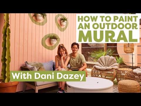 How to Paint an Outdoor Mural | Add Color to Your Space | Like A Pro