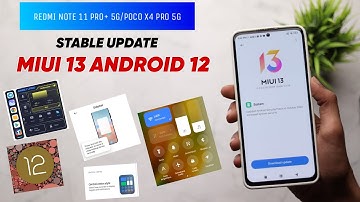 ANDROID 12 MIUI 13.0.3.0 Update Redmi Note 11 Pro Plus 5G || New Features, Control Center, & More