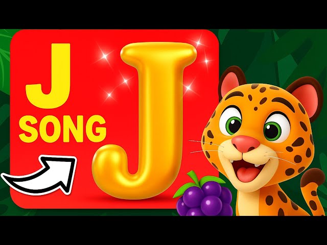 Letter J Song – Jumping Jaguar Loves Jelly! 🐆🍇 | ABC Songs for