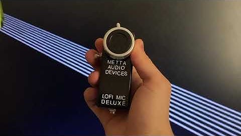 Metta Lofi Microphone Deluxe w/ Mute & Stutter / Sound Art Telephone Microphone Noise Demo