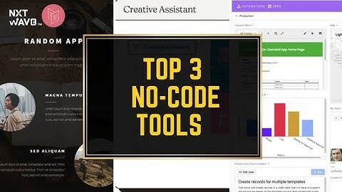 Top No-Code Tools for Your Next Project | NxtWave Student | CCBP Academy | #ccbpacademy | #nxtwave