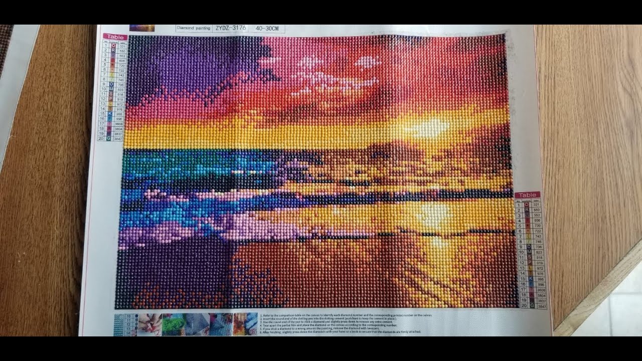 5D Diamond Painting Beach Art Kits for Adult,Ocean Beach Blue Sky ...