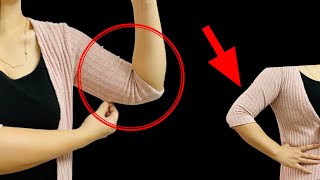 ✅ Tips for widening sleeves when you don't want to sew extra fabric