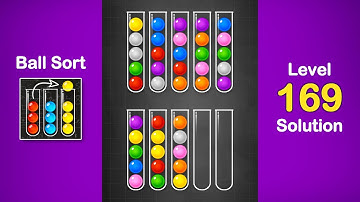 Ball Sort Puzzle Solution Level 169