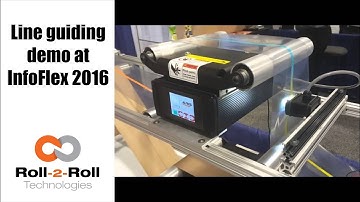 Line guiding demo at InfoFlex 2016