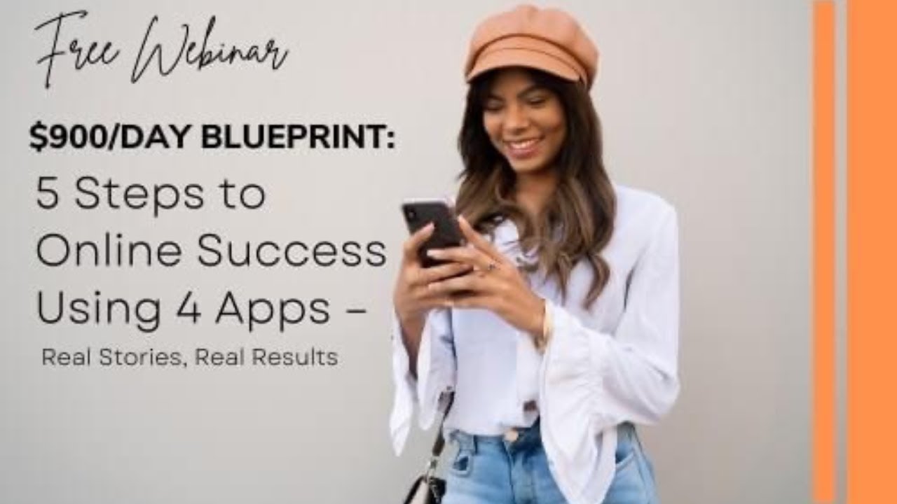 FREE WEBINAR TONIGHT 8PM EST 900/DAY BLUEPRINT 5 STEPS TO ONLINE FREE WEBINAR TONIGHT 8PM EST 900/DAY BLUEPRINT 5 STEPS TO ONLINE