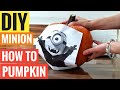 Halloween DIY Minion Pumpkin - How to carve Tutorial