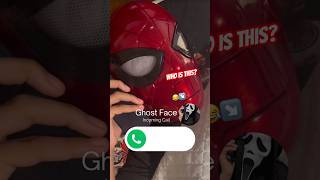 Ghost Face Called Spider-Man… BIG MISTAKE 😂 #shorts  #spiderman  #funny #comedy #jerseyjones
