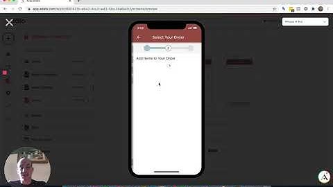 Adalo Restaurant App Walk Through - How to Customize a Menu Order