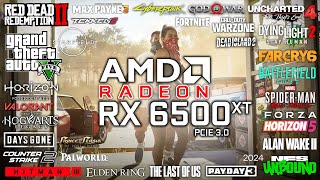 RX 6500 XT in 2024 (PCIE 3.0) - Test in 30 Games