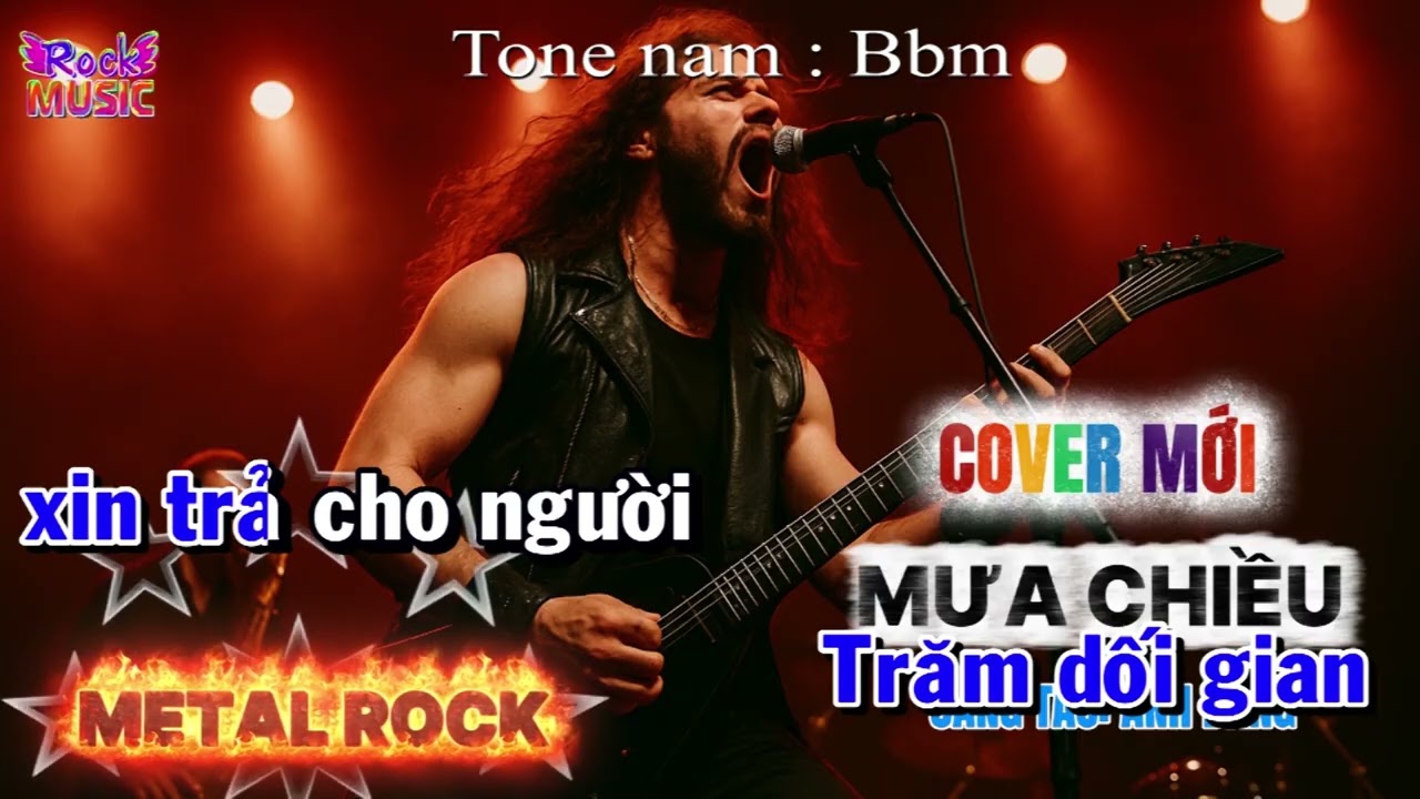 Mưa chiều karaoke tone nam Si giáng thứ 3