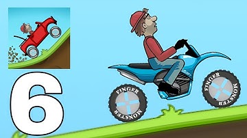 Hill Climb Racing Gameplay walkthrough Part 6 - ( iOS , Android )