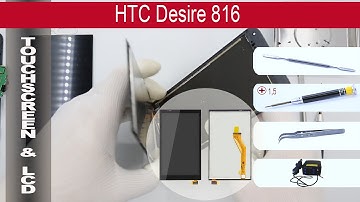 How to replace 🔧 digitizer & lcd HTC Desire 816 D816h
