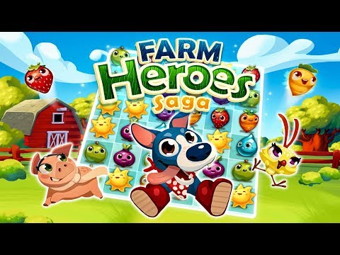 Мультик ПРОХОЖДЕНИЕ ИГРЫ Farm Heroes Saga 1, 2, 3, 4, 5 уровень на 3 ЗВЕЗДЫ! Ферма три в ряд