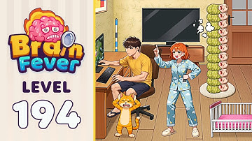 Brain Fever: Puzzle Game Level 194 | Puzzle Solved! 🎯