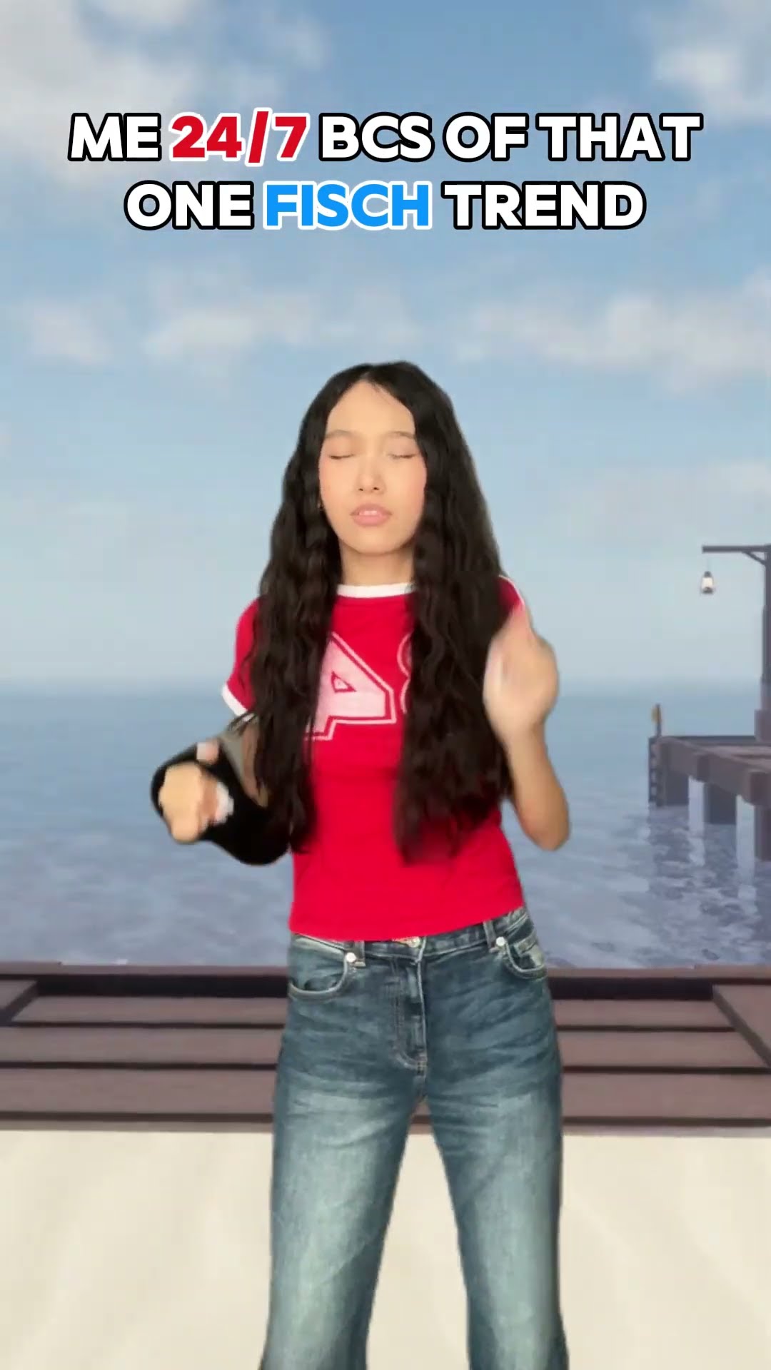 this fisch dance is so addictive!!?  #roblox #robloxshorts