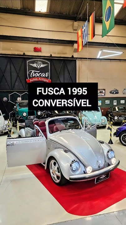 Admire cada detalhe desse Fusca 1995 transformado em conversível! ❤️🇧🇷✨️