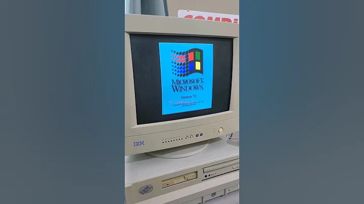 it's 1993 again & you startup Windows 3.11 #asmr