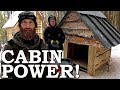 POWER at the OFF GRID CABIN! | Generator, Electrical, Buttoning Up, Guests Ep3